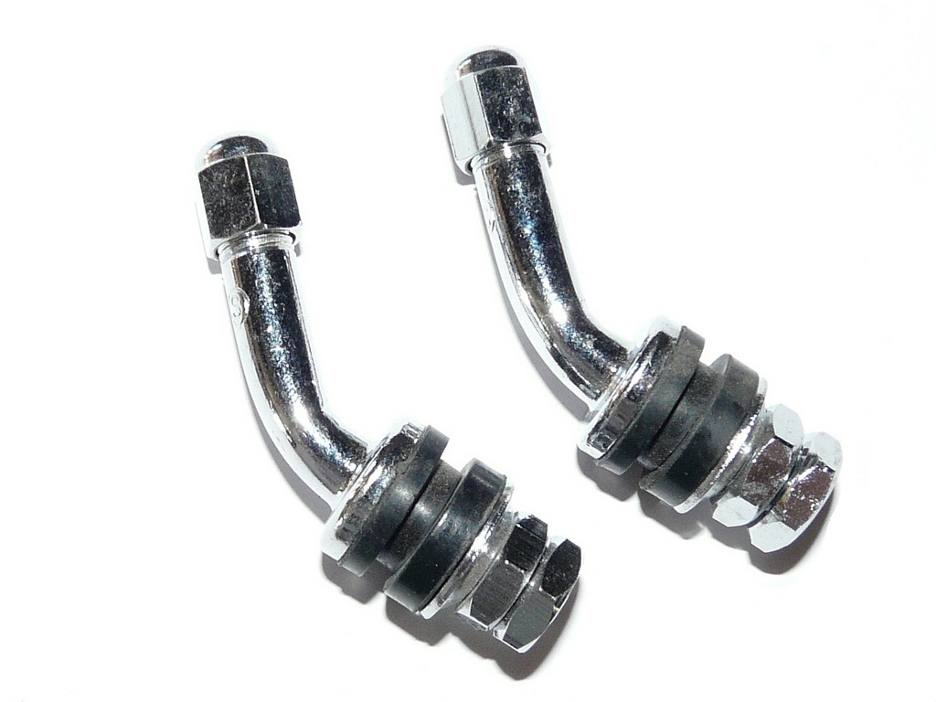 Always Shiny Wheels and RV Valve Stems 45 degree angle for Light